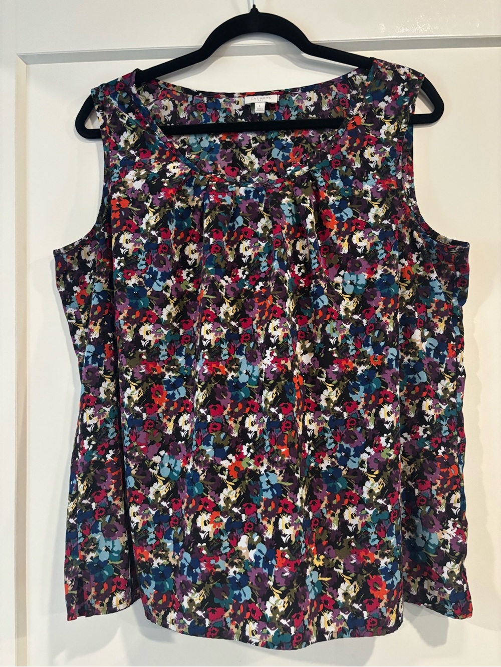 Talbots Floral Sleeveless Blouse - Multicolor